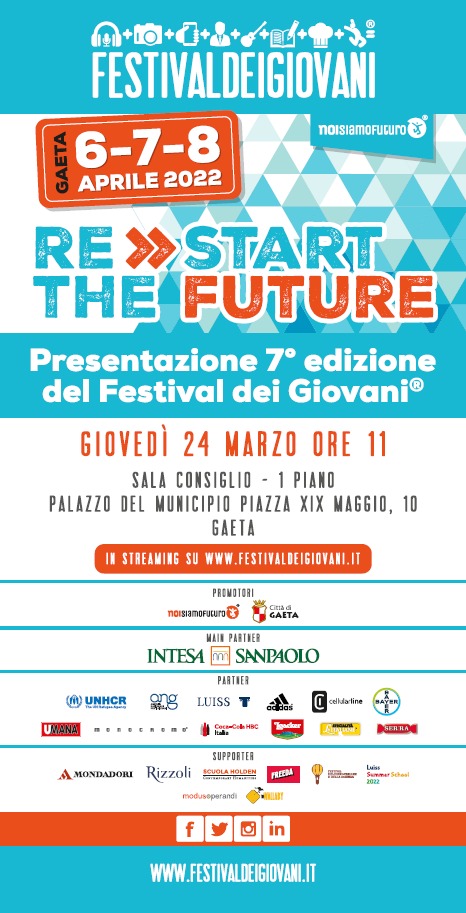 Al via la VII edizione del Festivaldeigiovani® Studenti da tutt’Italia per confrontarsi sul presente e sul futuro