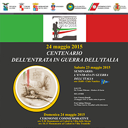 24 maggio 2014, Centenario dell'entrata in guerra dell'Italia: gli eventi commemorativi a Gaeta  