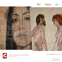 Carlo Alberto Palumbo e Mauro Maugliani in mostra: il vernissage alla Pinacoteca Comunale 