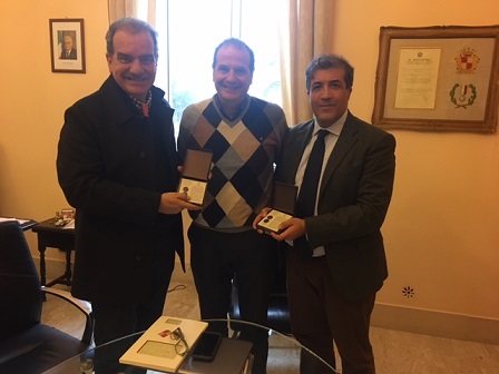 Il Sindaco Mitrano riceve l'Ambasciatore italiano in Venezuela Silvio Mignano e l'On. Luis Stefanelli dell'Assemblea Nazionale del Venezuela