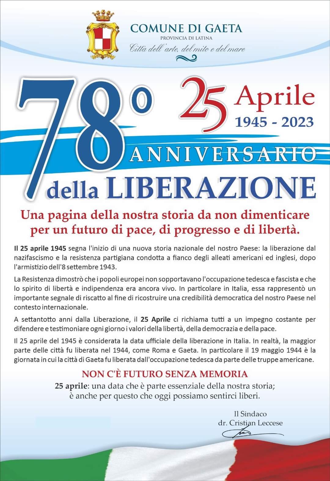 25 aprile Festa della Liberazione