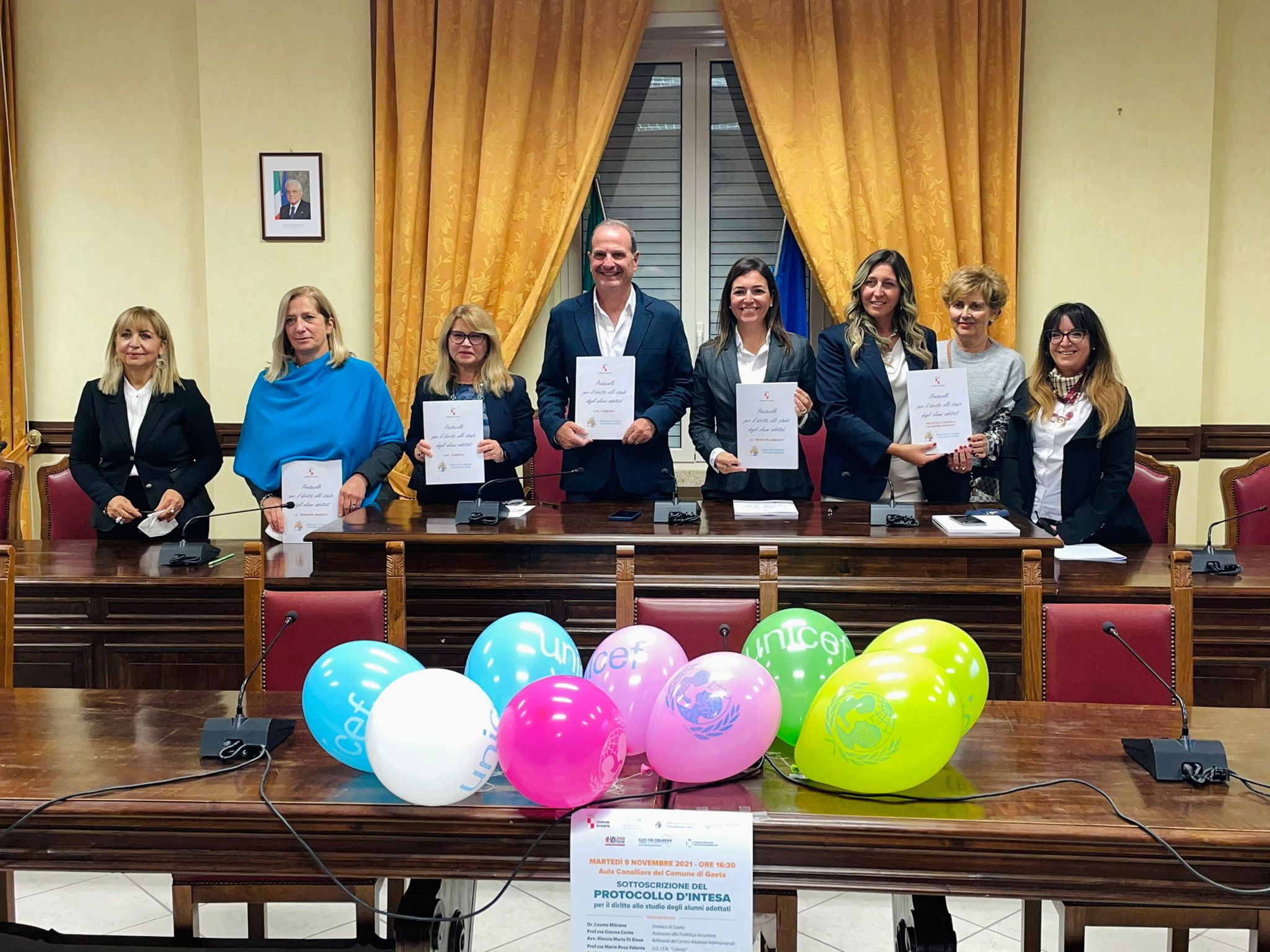 A Gaeta sottoscritto il primo protocollo per il diritto allo studio degli alunni adottati