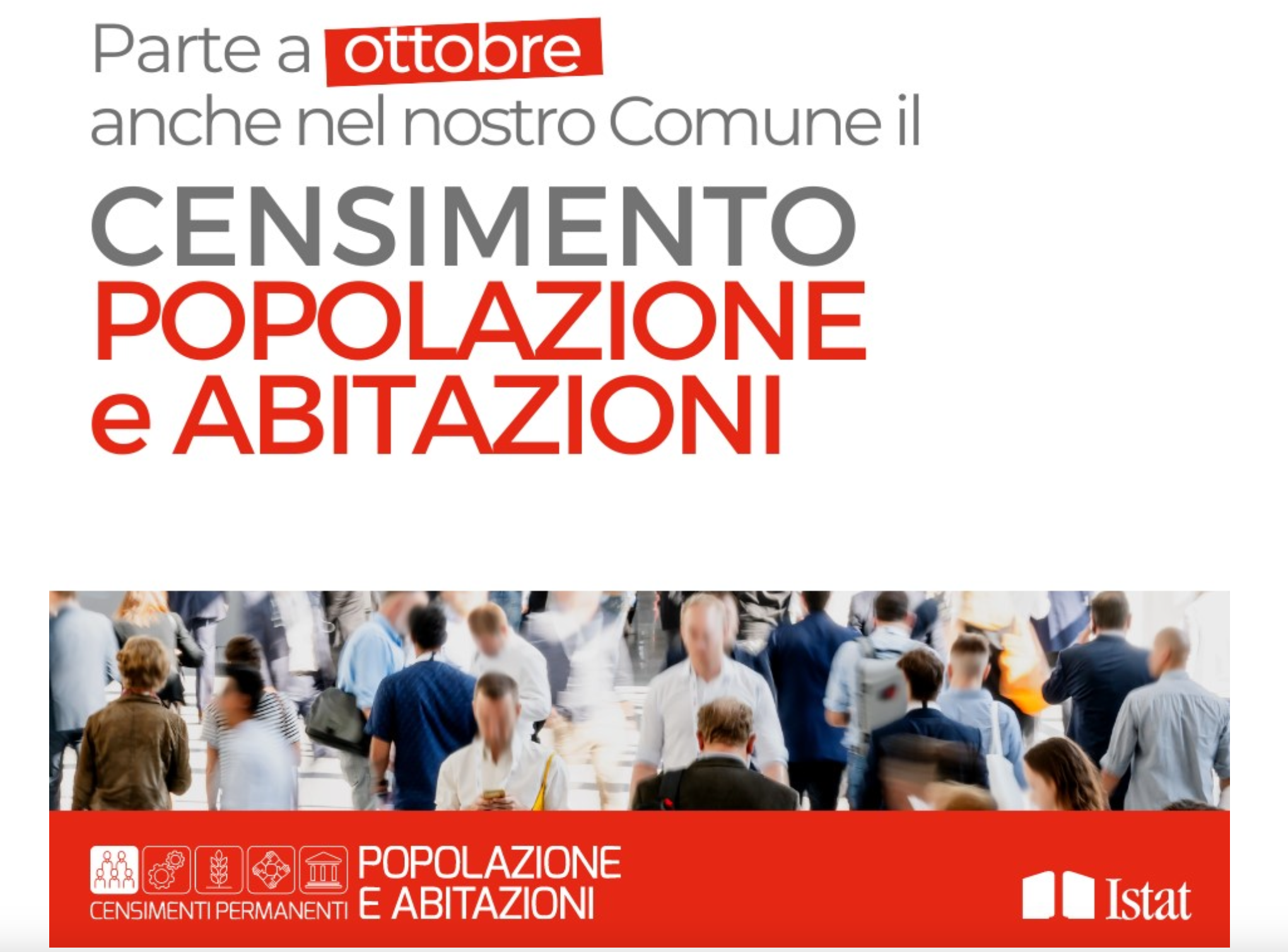 Al via il Censimento Permanente della Popolazione e delle Abitazioni 2023 Al via il Censimento Permanente della Popolazione e delle Abitazioni 2023