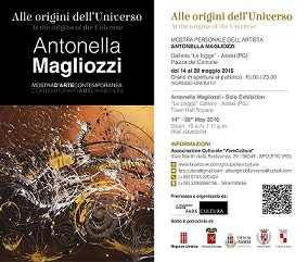 ALLE ORIGINI DELL’UNIVERSO   (un percorso nell’arte dal turchese di Gaeta allo smeraldo di Assisi)    Mostra personale d’arte contemporanea dell'ar...