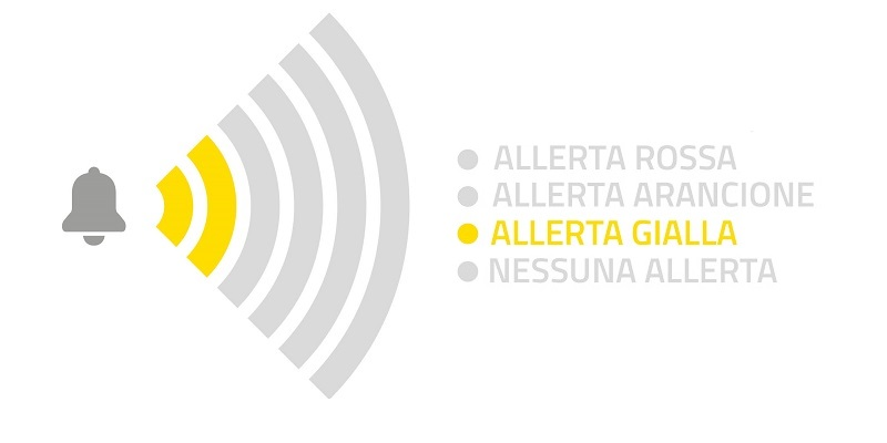 Allerta meteo gialla 