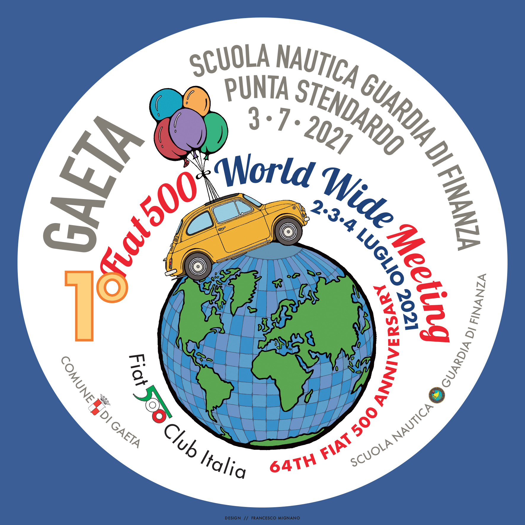 Arriva a Gaeta il Primo Fiat 500 World Wide Meeting, il raduno mondiale “diffuso” che celebra il simbolo italiano su quattro ruote.