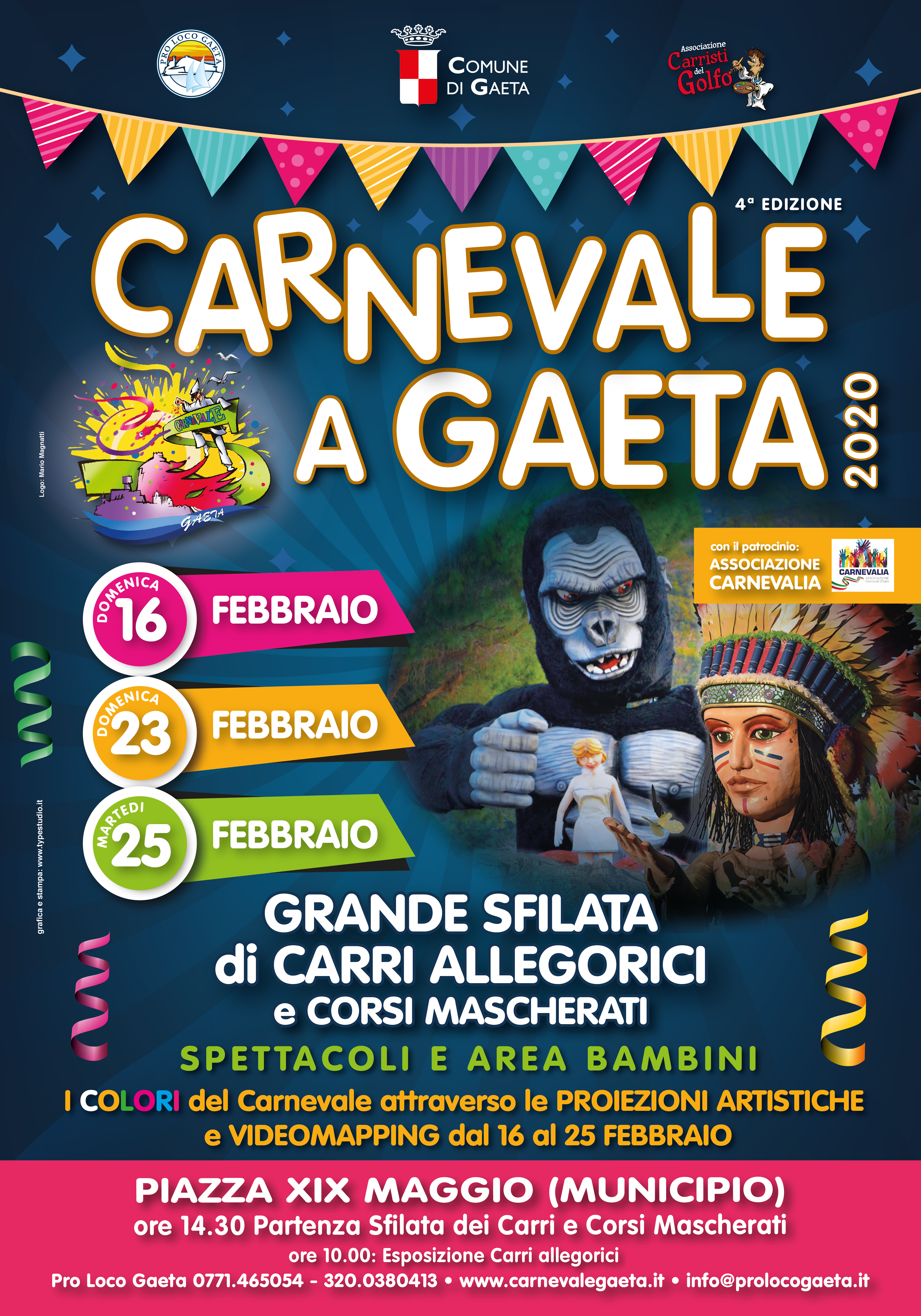 Carnevale a Gaeta, presentata la quarta edizione