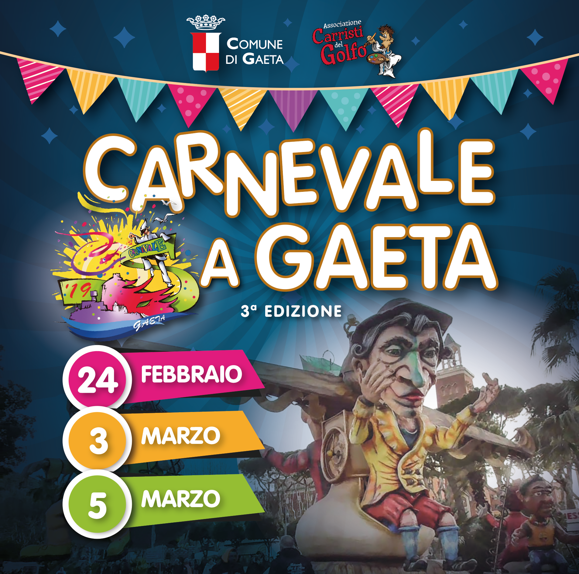 Carnevale a Gaeta, presentata la terza edizione