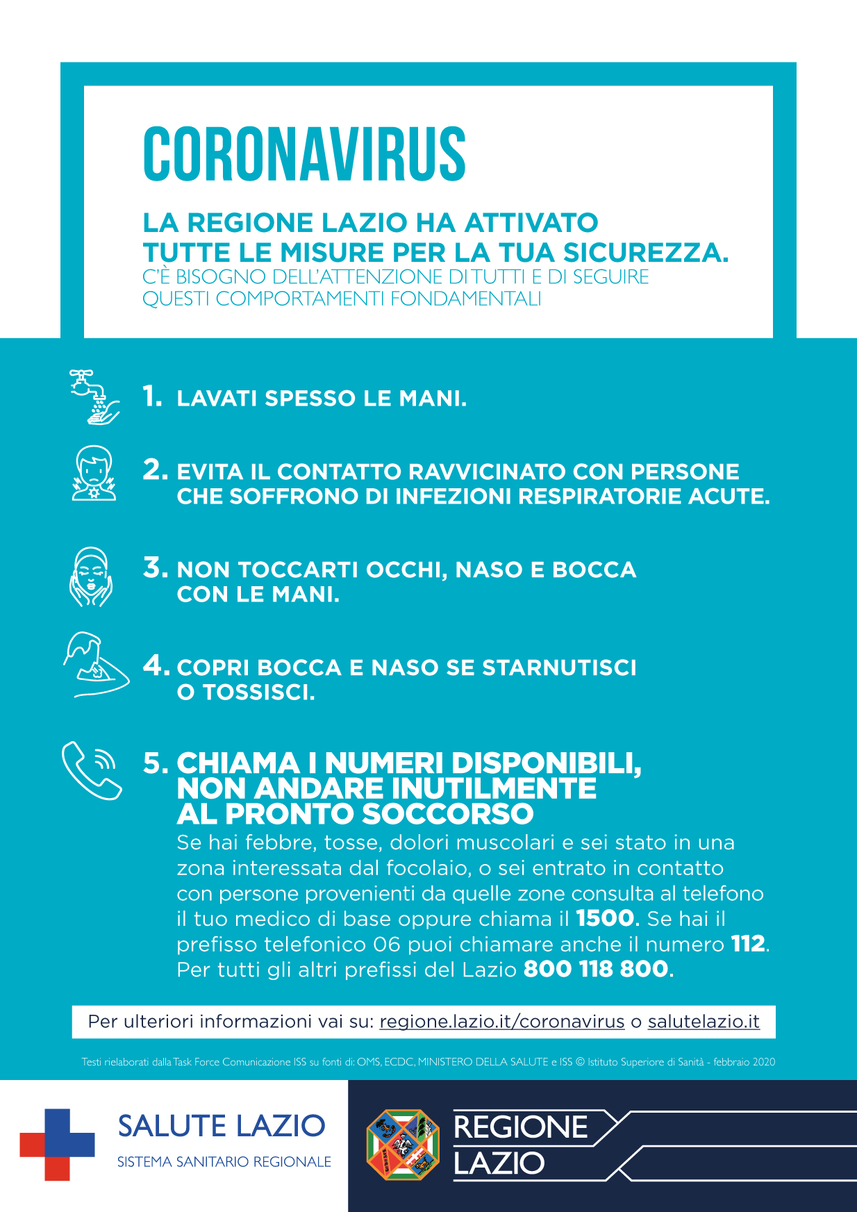 Coronavirus, la Regione Lazio ha attivato tutte le misure per la sicurezza Coronavirus, la Regione Lazio ha attivato tutte le misure per la sicurezza