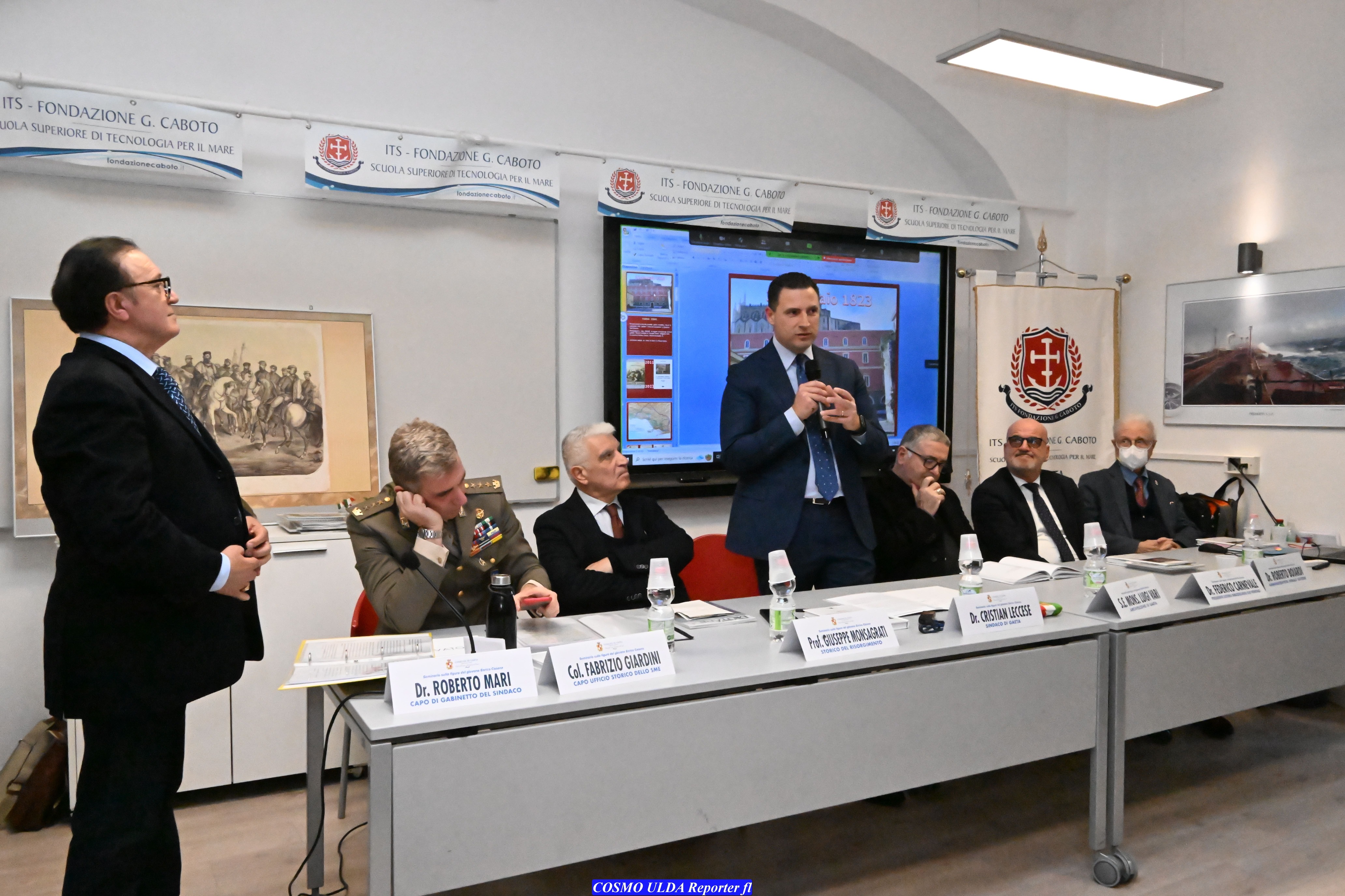 Enrico Cosenz, ampia partecipazione alla giornata-seminario organizzata dal Comune di Gaeta