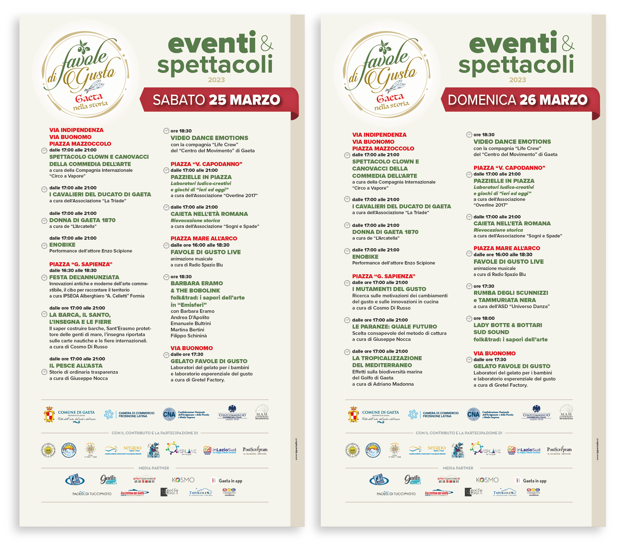 Festa dell'Annunziata e innovazioni del cibo del nostro territorio: al via l'ultimo weekend di Favole di Gusto