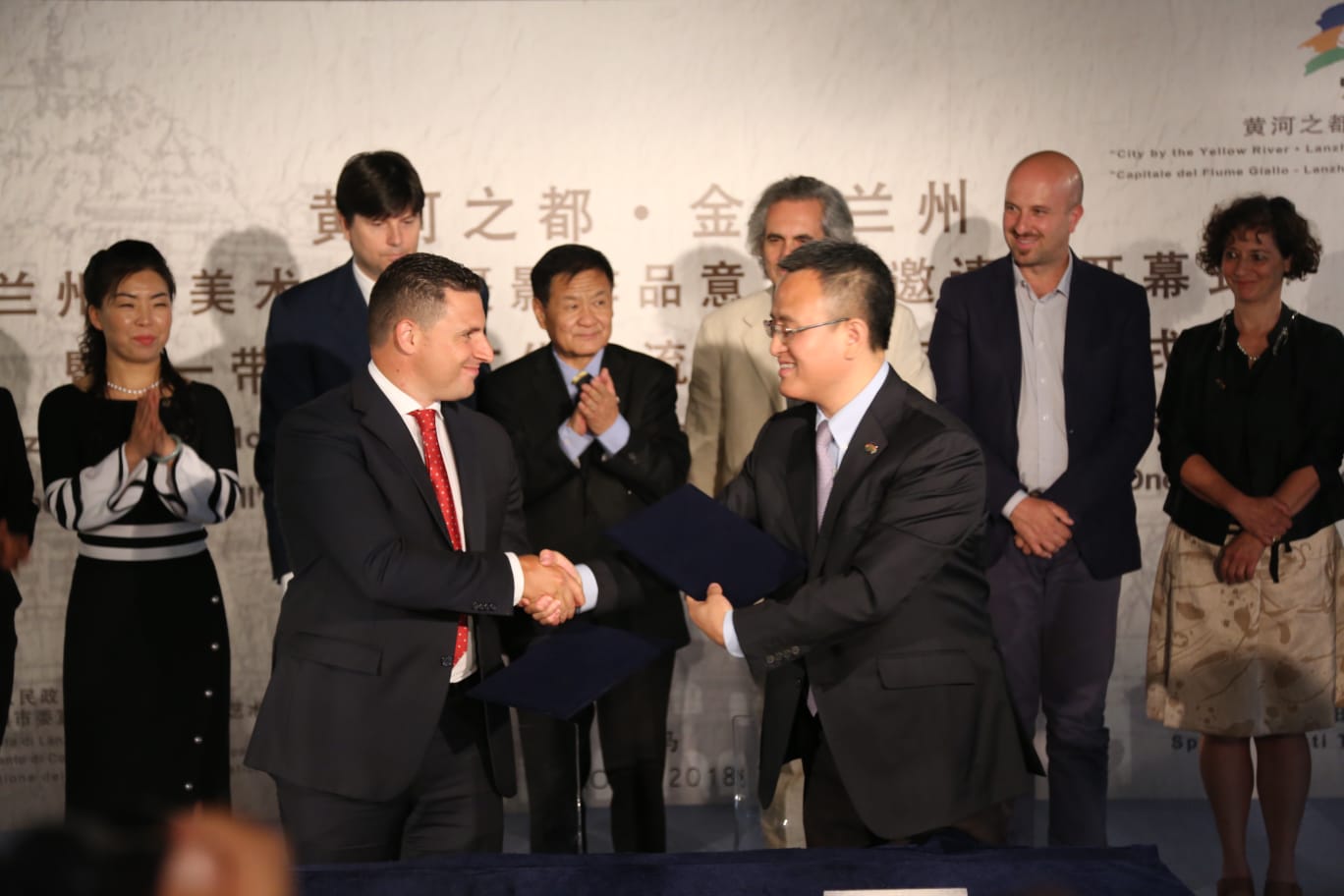 Gaeta e Lanzhou, firmata una dichiarazione di intenti Gaeta e Lanzhou, firmata una dichiarazione di intenti