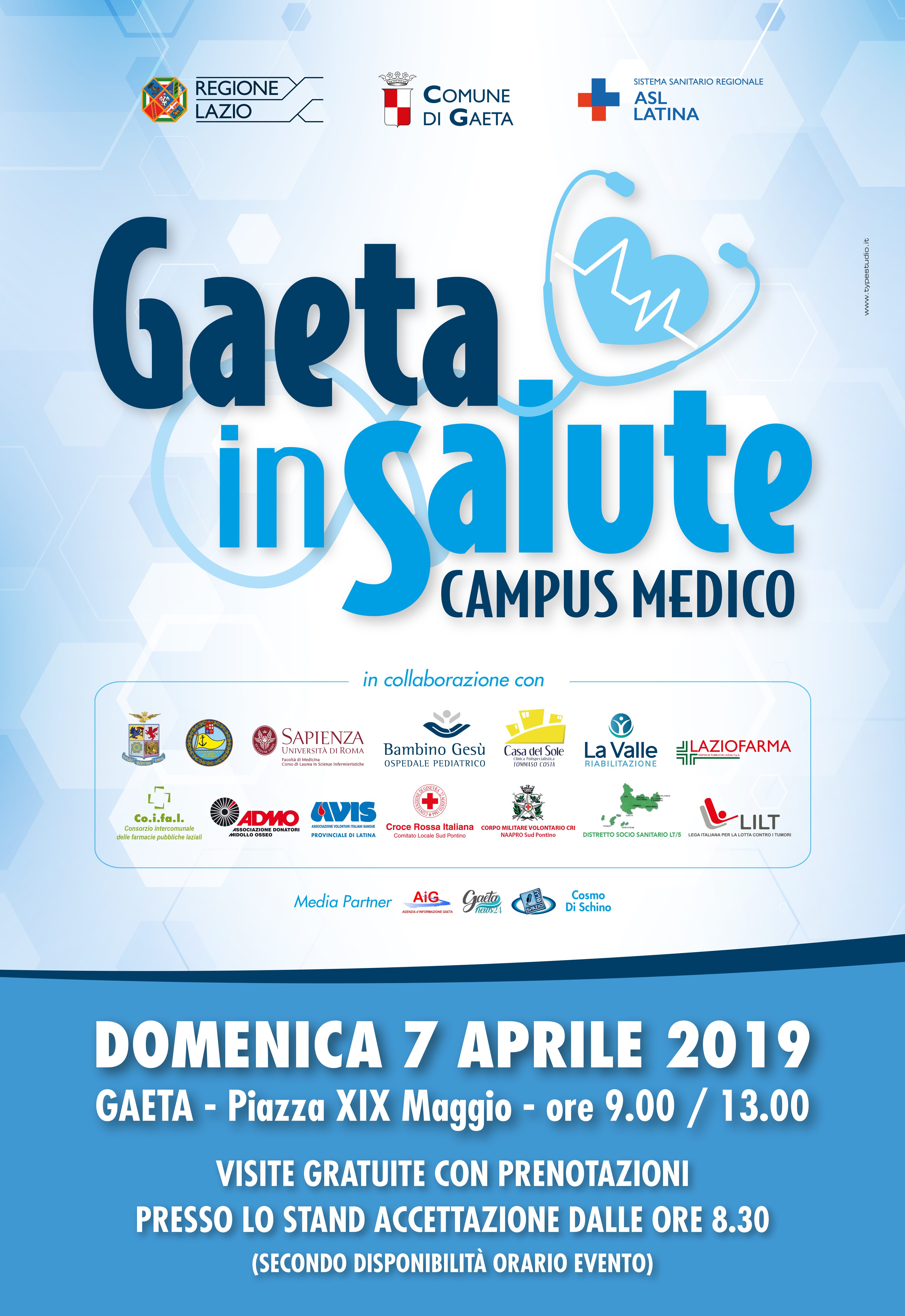 "Gaeta in salute", la "prevenzione" scende in piazza