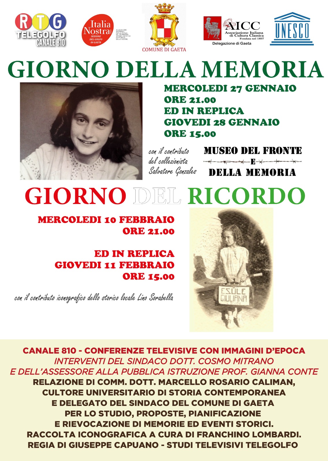 Giorno della Memoria Giorno della Memoria