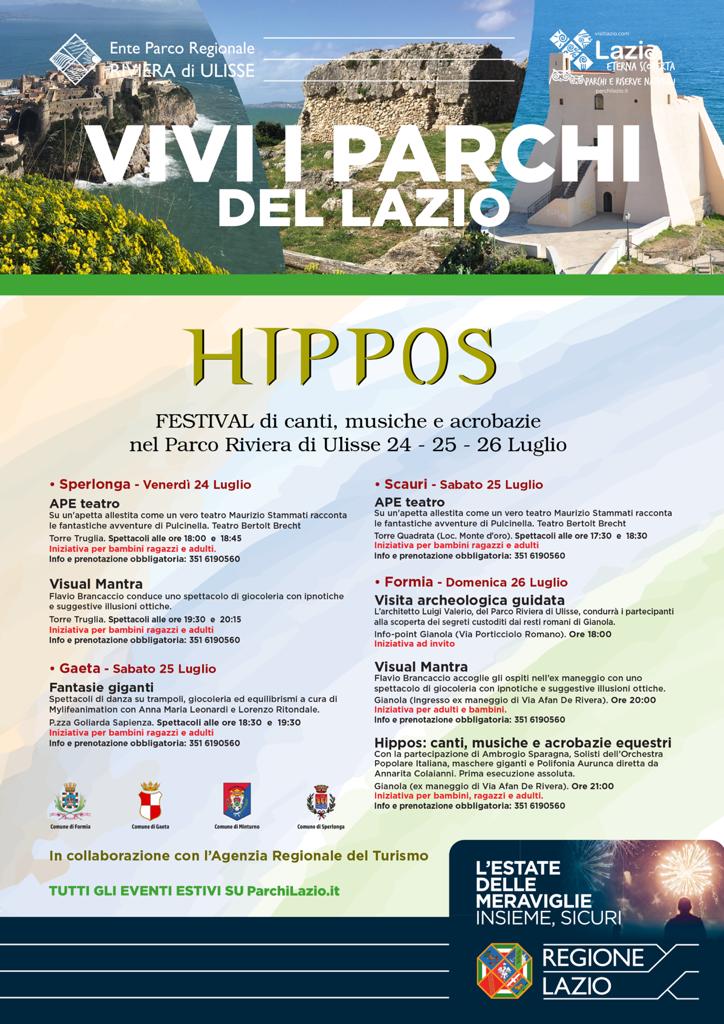 Hippos, festival di canti, musiche e acrobazie nel Parco Riviera di Ulisse