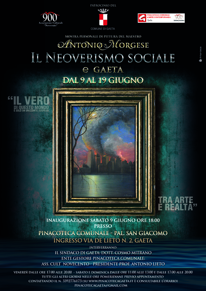 "Il neoverismo sociale e Gaeta", il vernissage presso la Pinacoteca Comunale