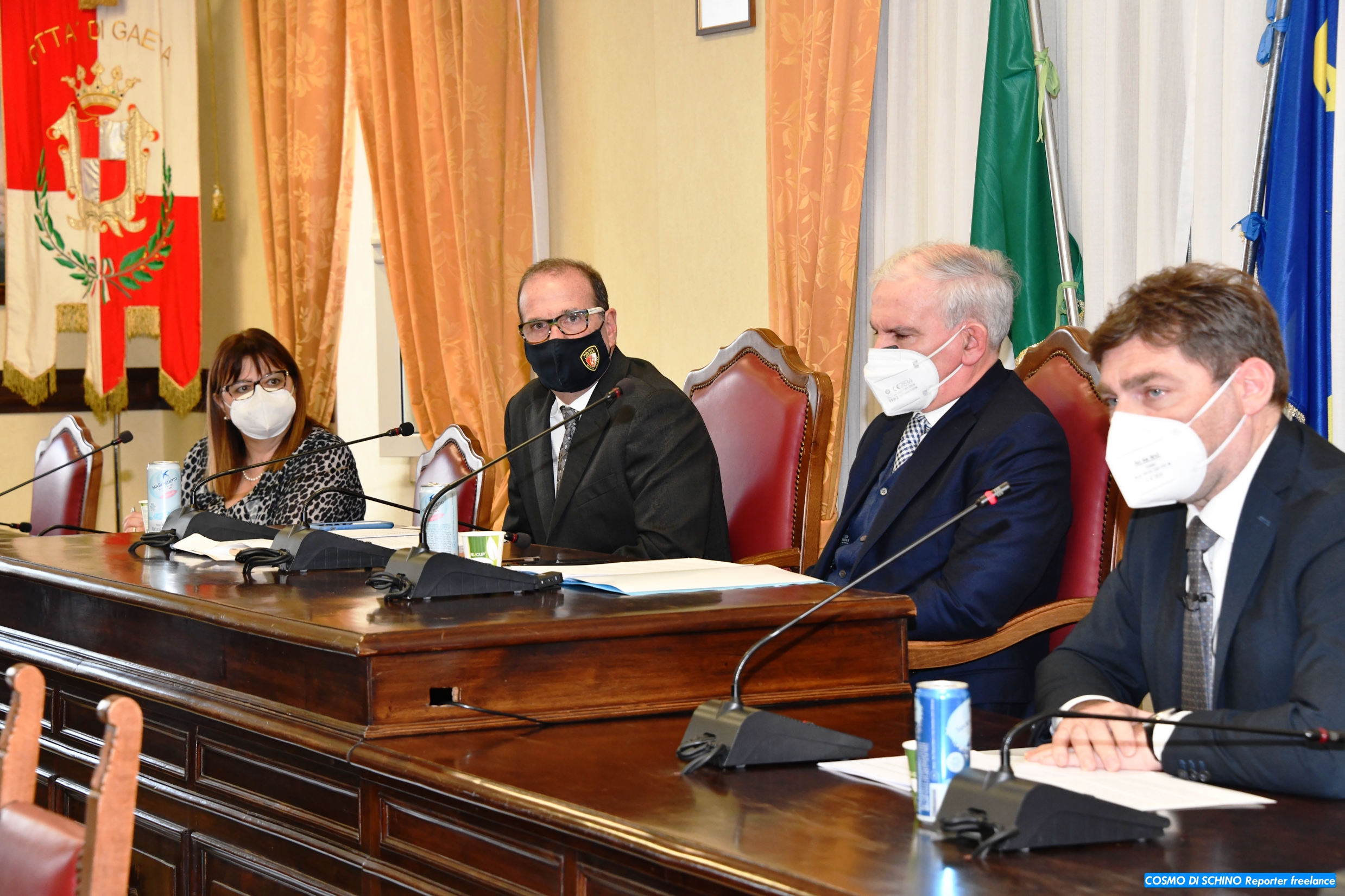 Il Prefetto di Latina Maurizio Falco in visita ufficiale in città in occasione della presentazione del vademecum Superbonus 110%  a cura dell'ANCE...