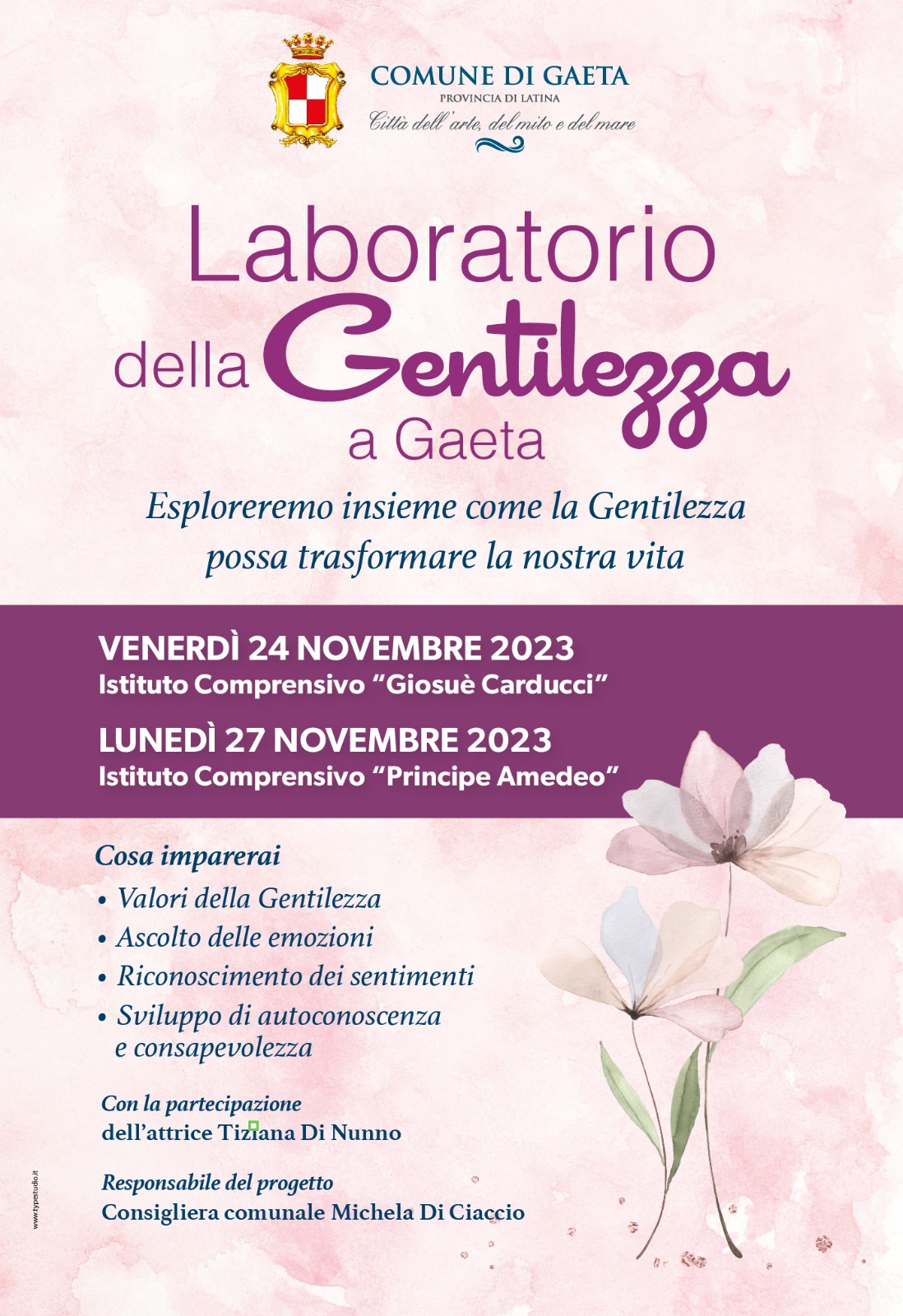 La Giornata della Gentilezza: racconti e giochi per coinvolgere i ragazzi presso gli Istituti Comprensivi "Carducci" e "Principe Amedeo"