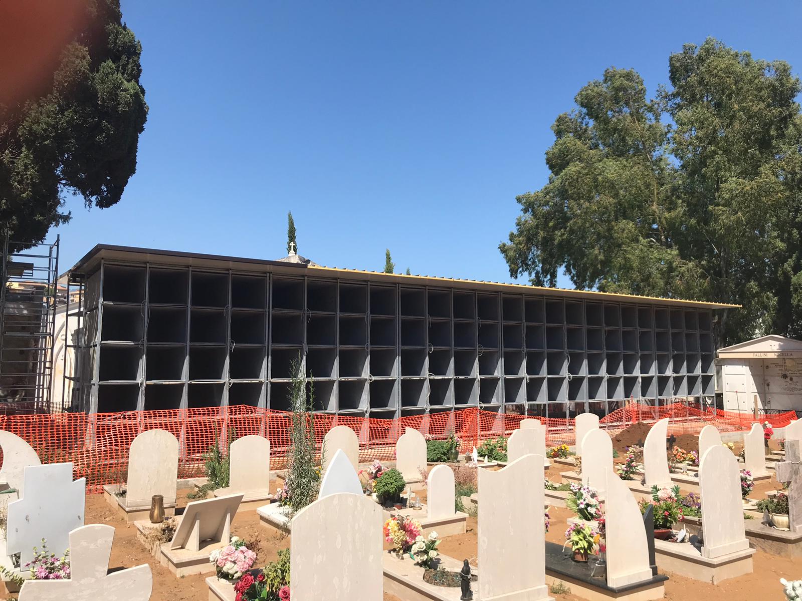 Lavori al cimitero: 240 nuovi loculi e 70 cellette ossari