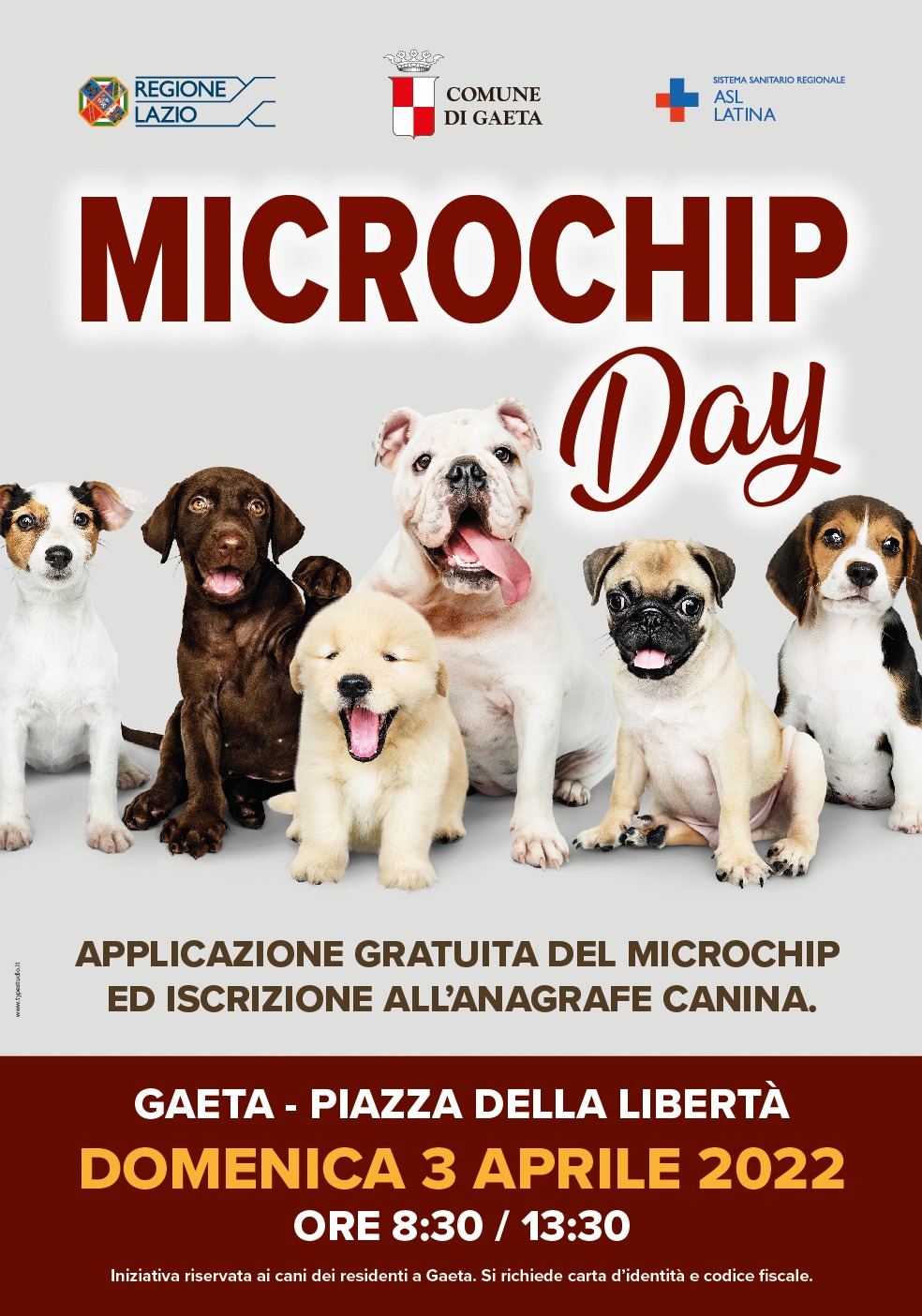 Microchip Day, domenica 3 aprile Microchip Day, domenica 3 aprile
