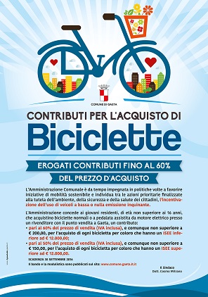 Mobilità sostenibile: nuovi contributi ai giovani per l'acquisto di biciclette