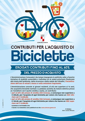 Mobilità sostenibile: nuovi contributi ai giovani per l'acquisto di biciclette Mobilità sostenibile: nuovi contributi ai giovani per l'acquisto di biciclette