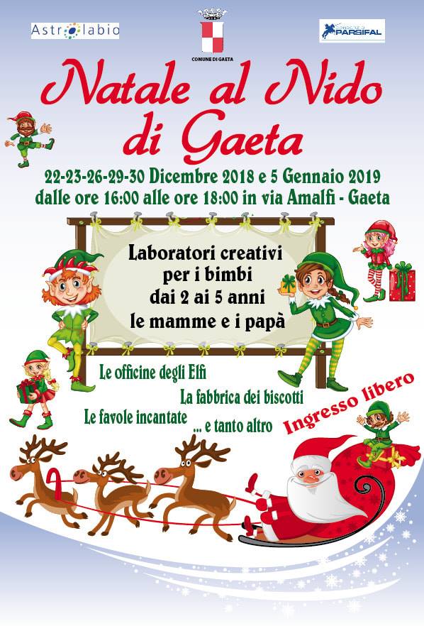 Natale al nido di Gaeta, gli appuntamenti in programma