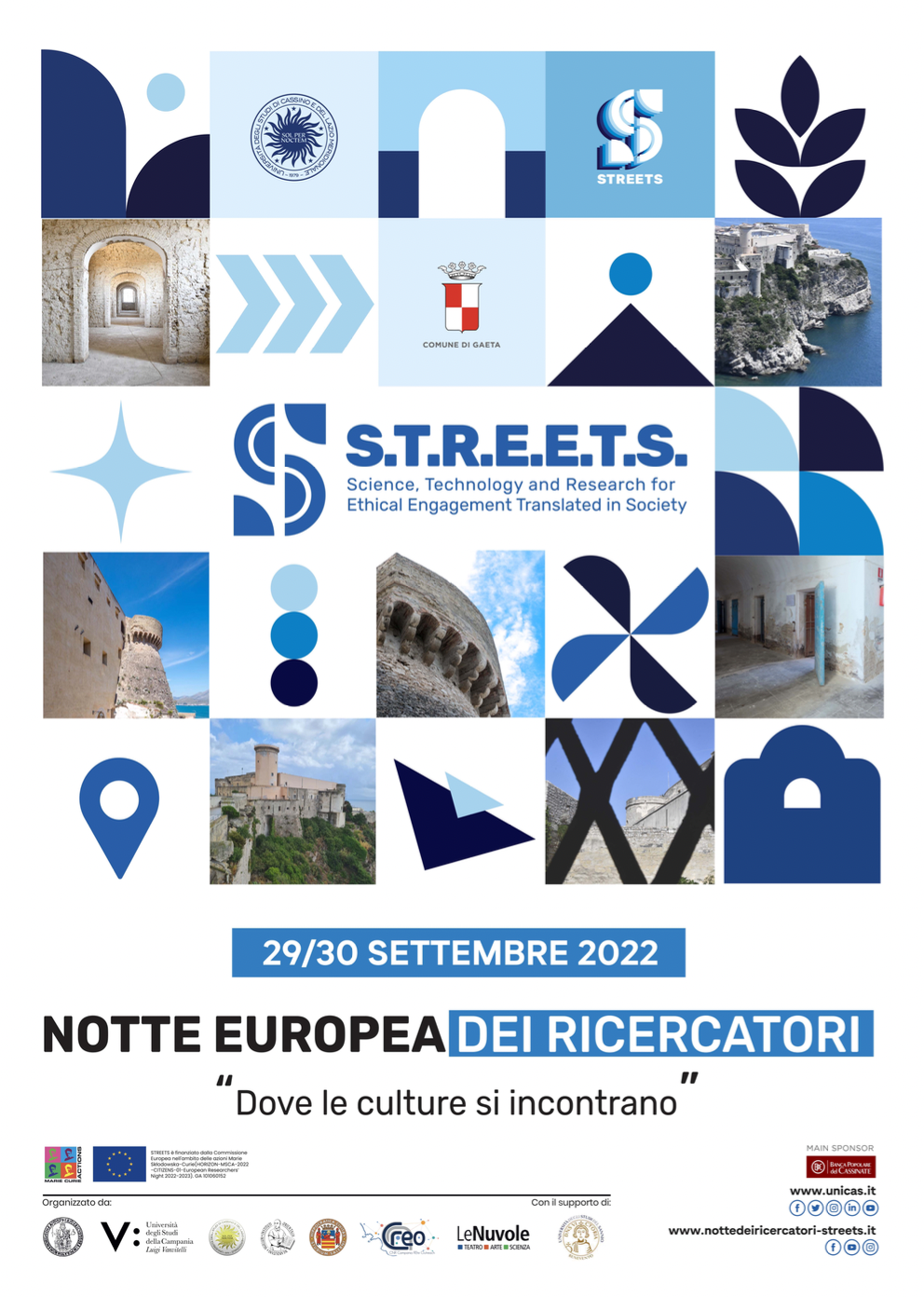 Notte Europea dei Ricercatori 2022, il Castello Angioino pronto ad ospitare il progetto "STREETS"