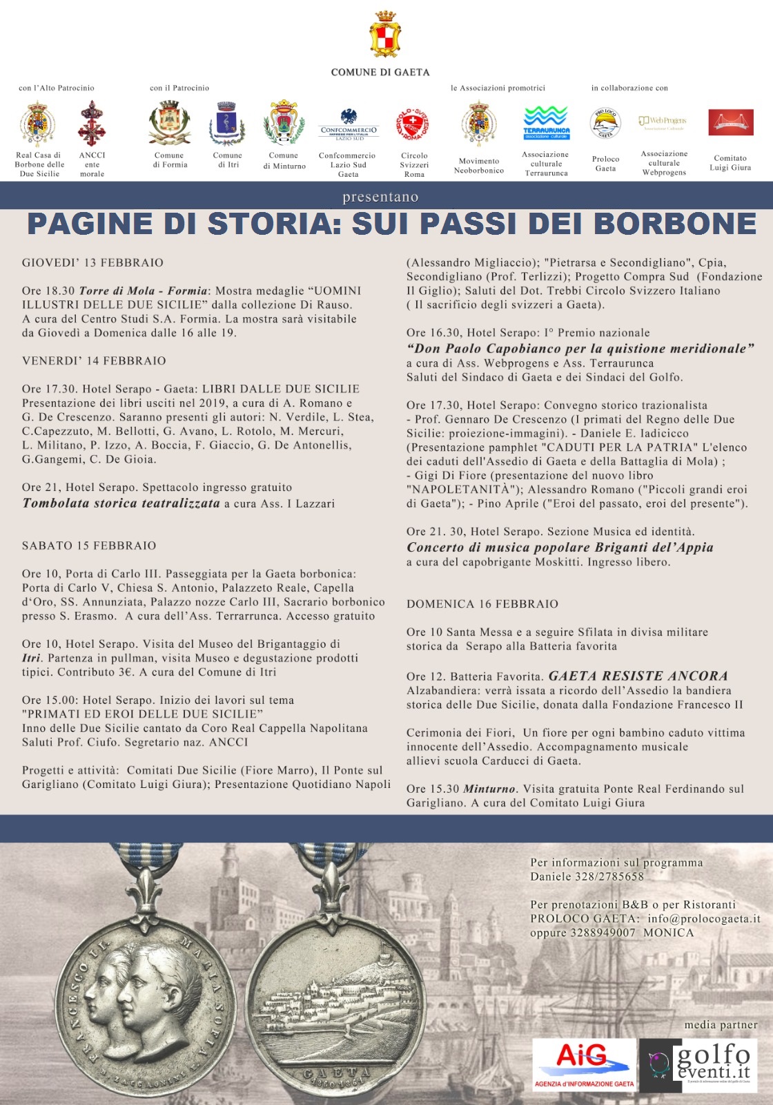 Pagine di storia: sui passi dei Borbone