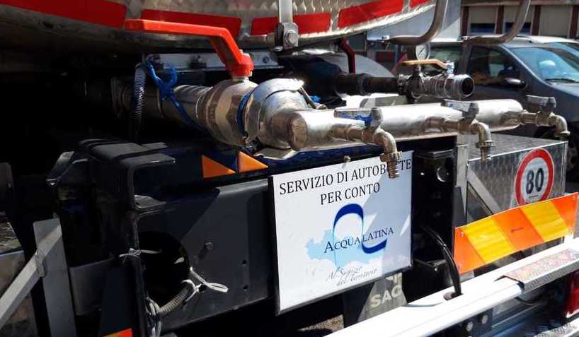 Posizionamento autobotti aggiuntive per fenomeni torbidità Posizionamento autobotti aggiuntive per fenomeni torbidità