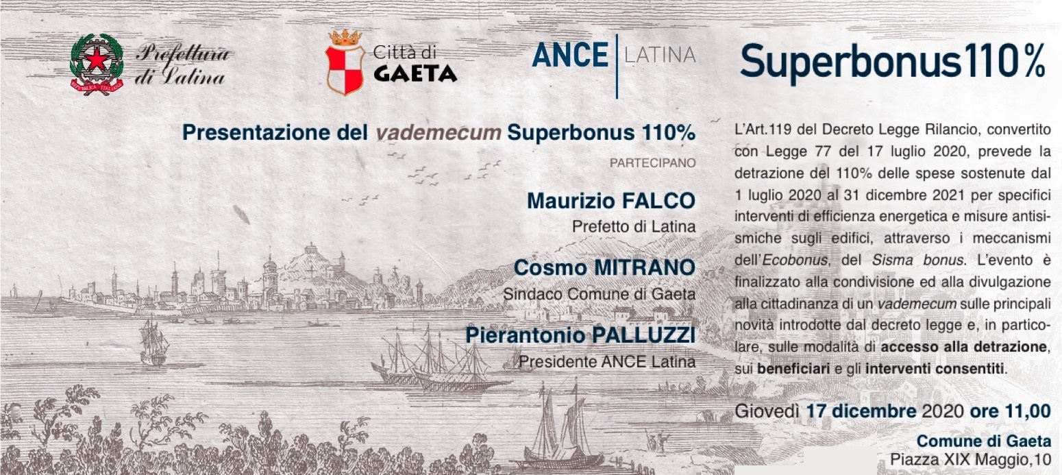 Presentazione del vademecum Superbonus 110%