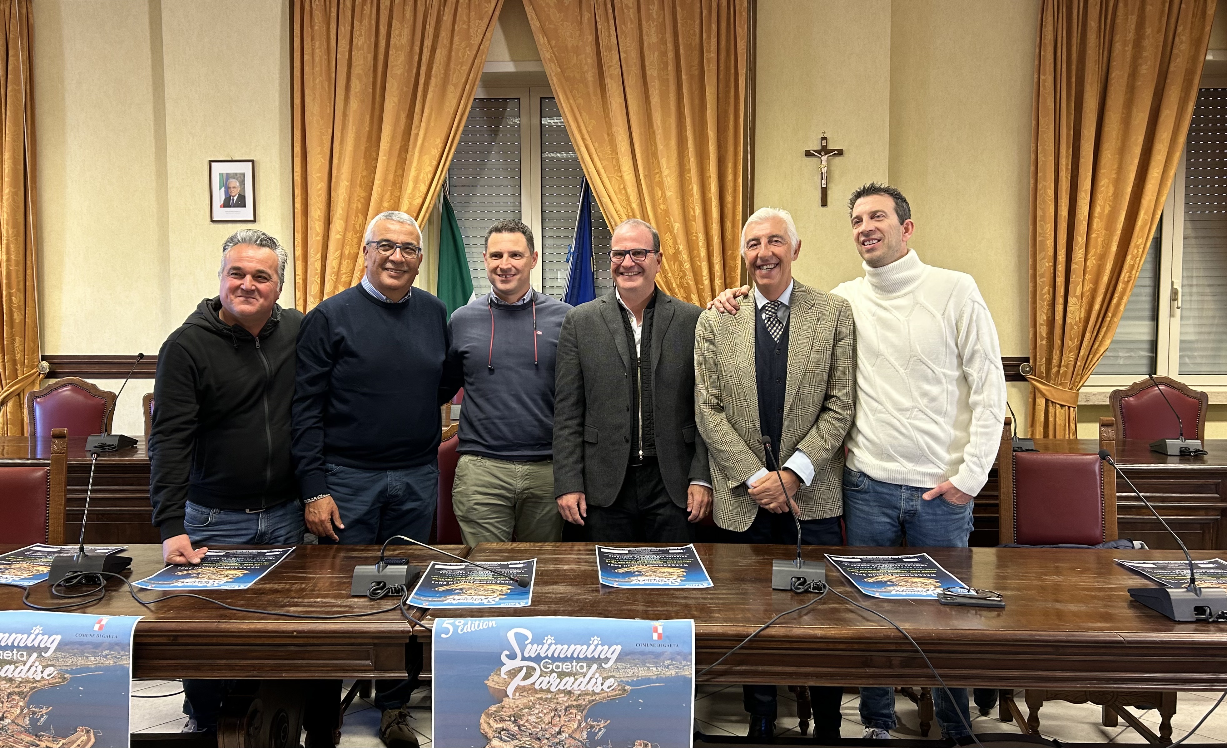 "Swimming Paradise", presentata in Aula Consiliare la 5ª edizione della traversata di nuoto in acque libere