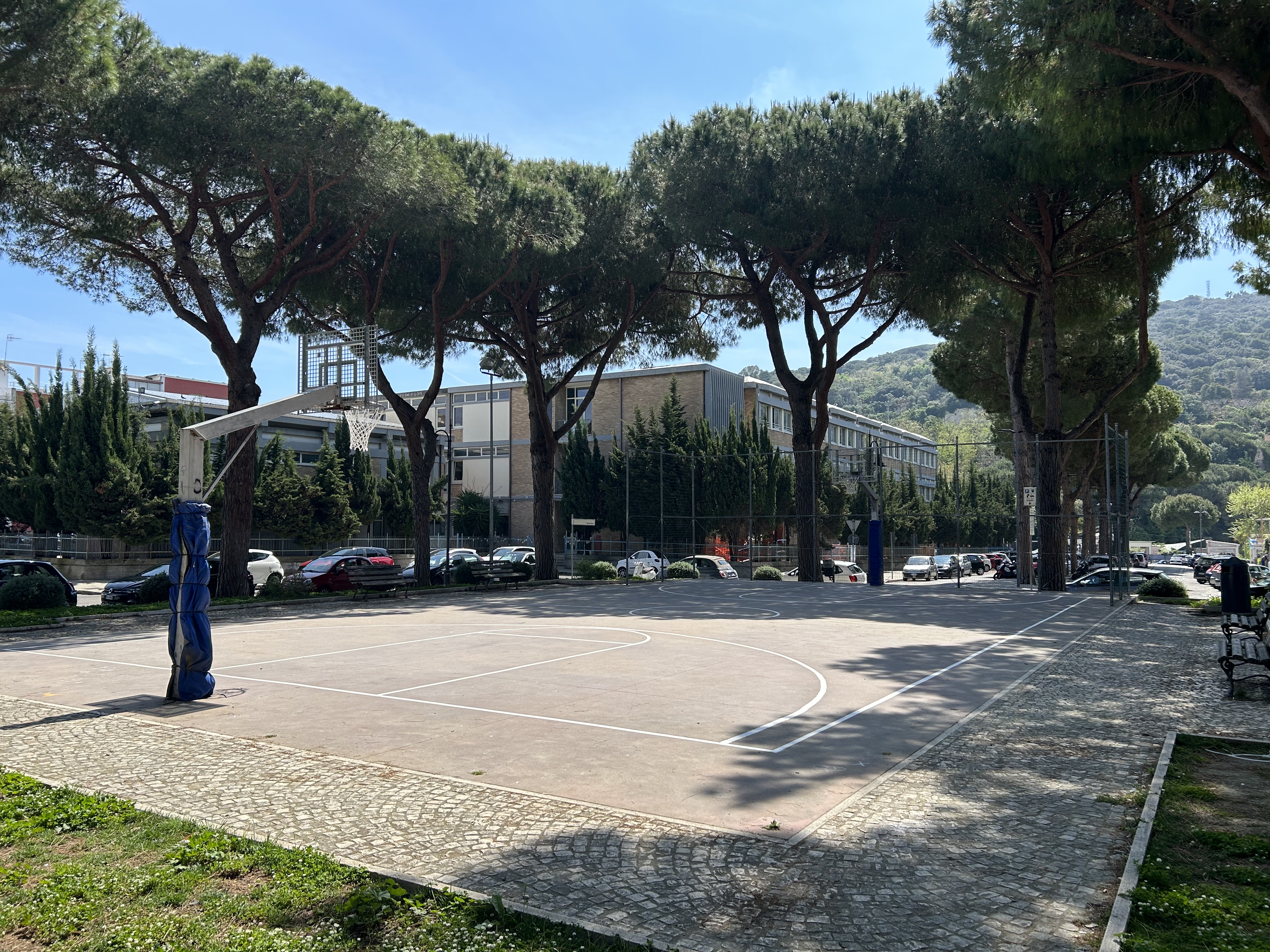 Torna a vivere il playground di basket della pineta di Piazza Trieste