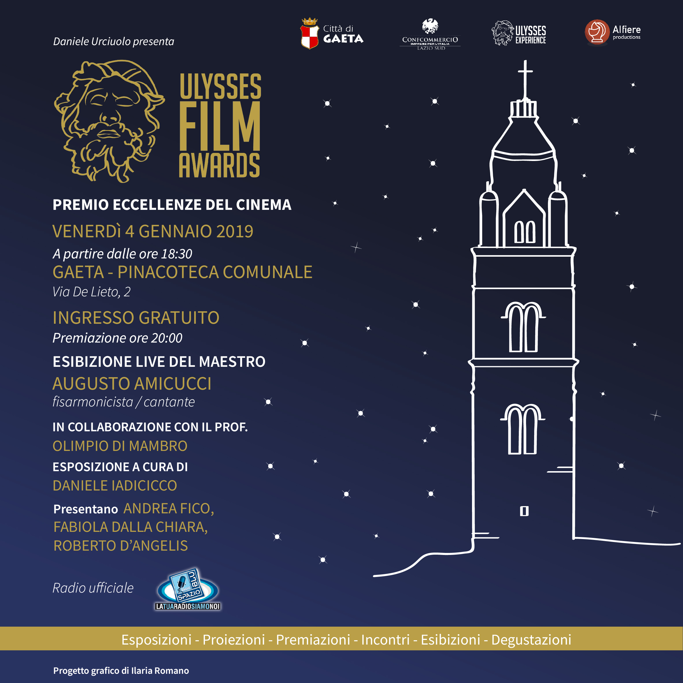 “Ulysses Film Awards”, Premio Eccellenze del Cinema