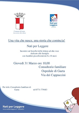 Un libro per ogni neonato: l'Amministrazione Comunale a sostegno del progetto Nati per Leggere Un libro per ogni neonato: l'Amministrazione Comunale a sostegno del progetto Nati per Leggere
