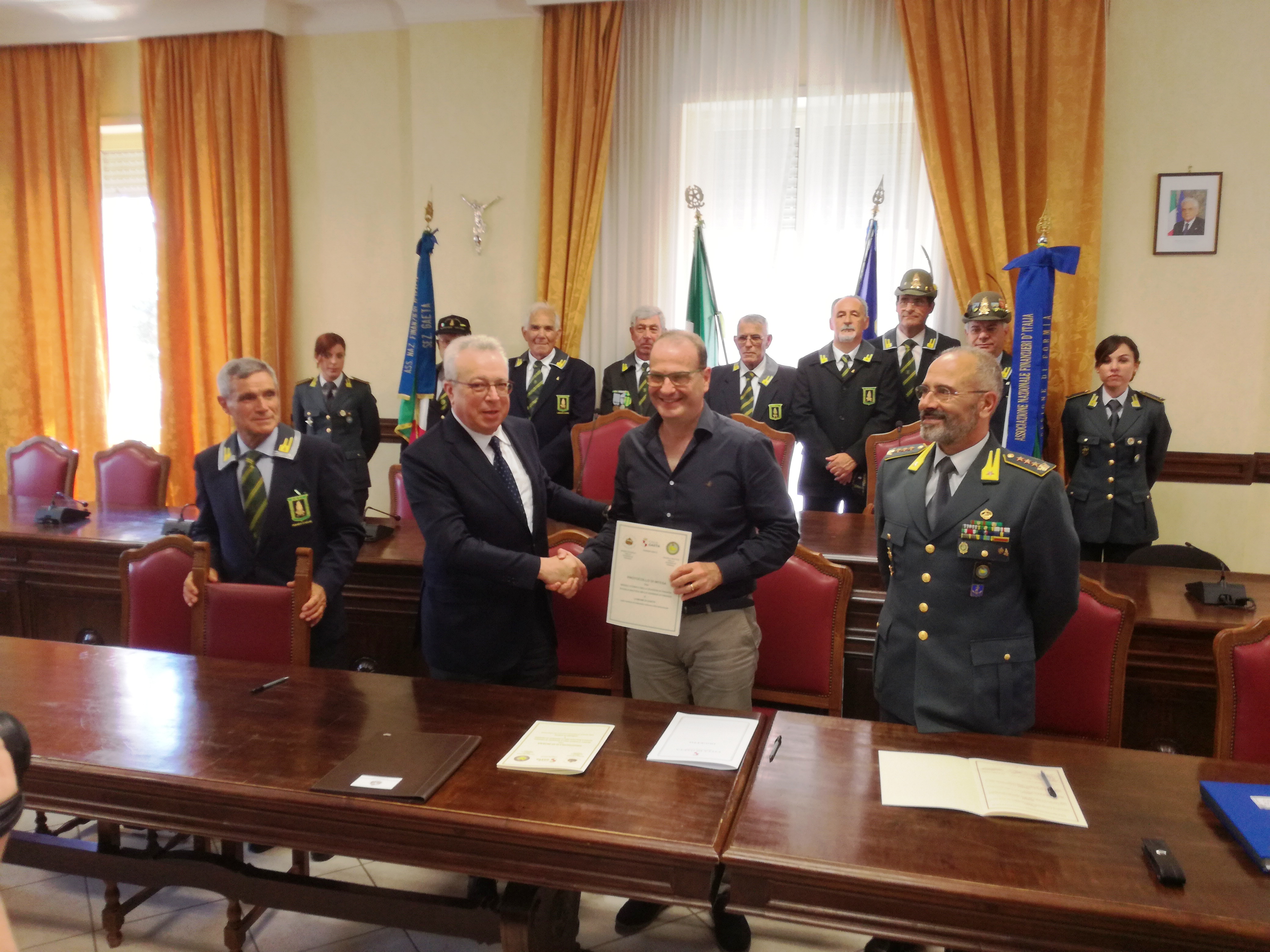 Valorizzazione del Patrimonio Culturale, firmato il Protocollo d'intesa Comune di Gaeta - Museo Storico della Guardia di Finanza - Scuola Nautica d...