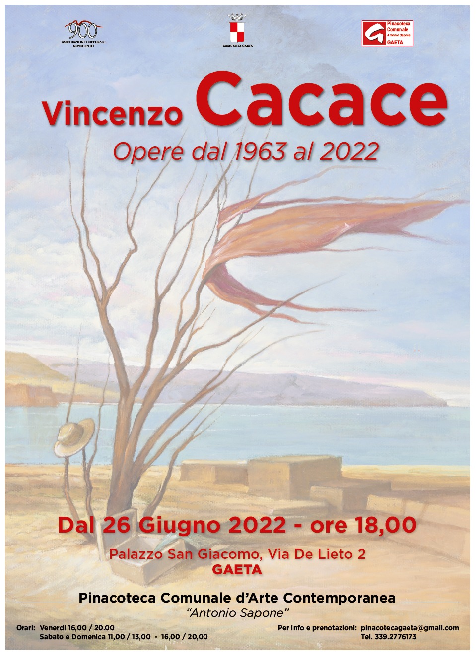 Vincenzo Cacace, la mostra in Pinacoteca Vincenzo Cacace, la mostra in Pinacoteca
