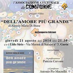 Vivil'Arte 2015: Save the date 19 marzo "Dell'amore più grande" di Alessia Maria Di Biase e Memorie Urbane 