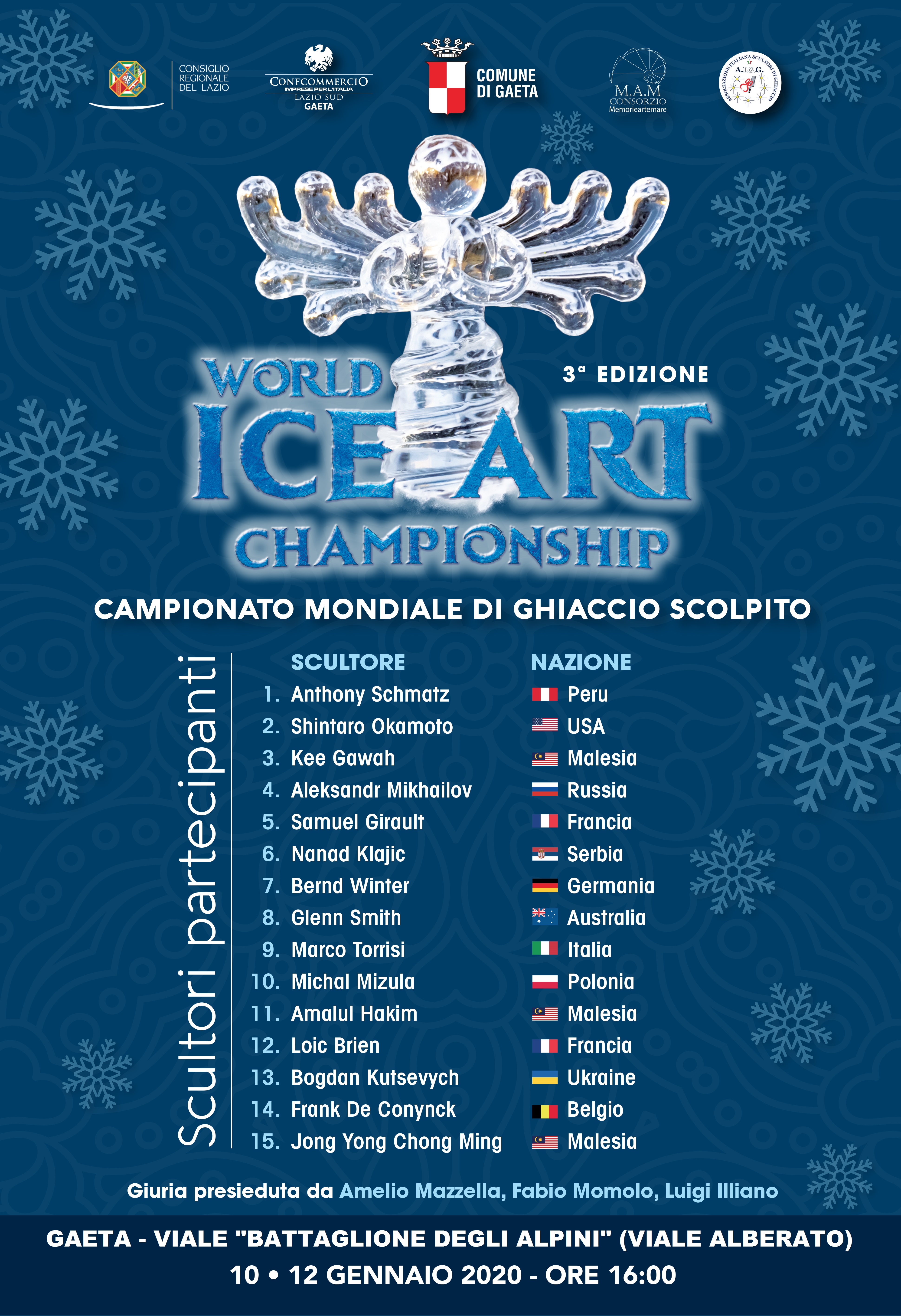 "World Ice Art Championship", presentata la 3° edizione del campionato mondiale sculture di ghiaccio